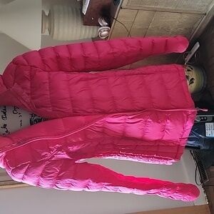 Pink weatherproof jacket